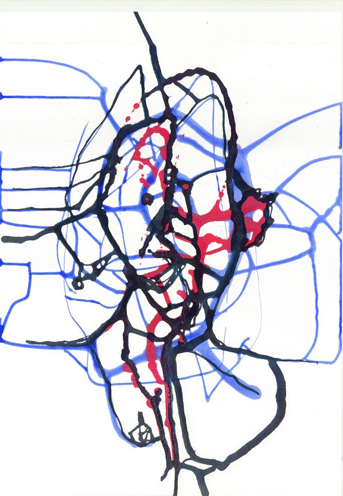 Estudo sobre duas cabeças 01 - Ricardo Carranza